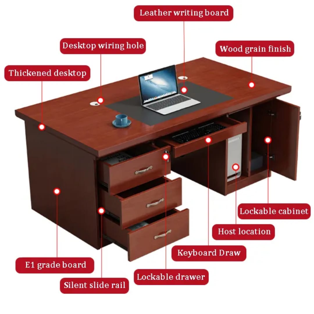 1.4m executive office desk - Image 2
