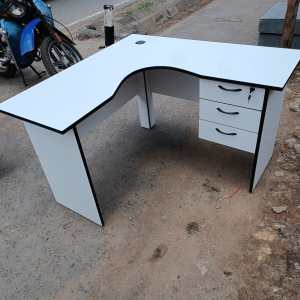 L-shape home study desk