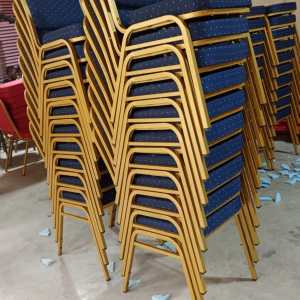 blue heavy duty conference chair