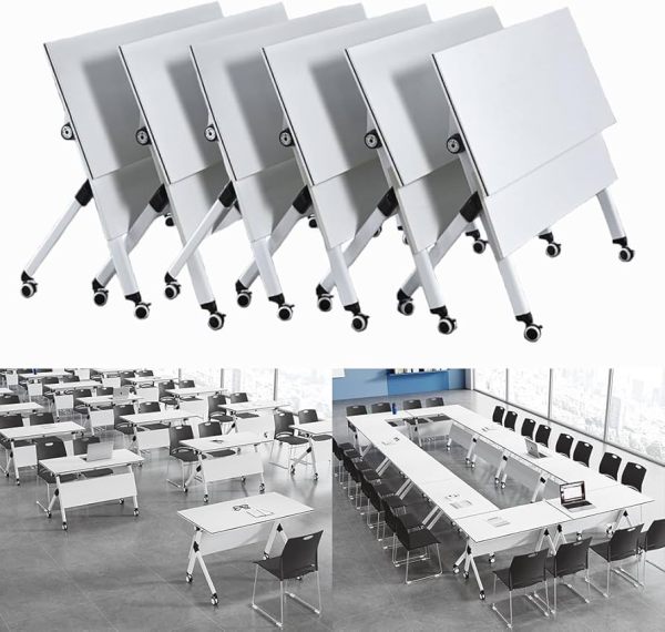 foldable movable training table