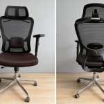 Ergonomic office chair adjustable back to prevent back pain