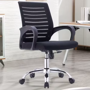 Ergonomic Mesh Office Chair with Adjustable Height and Armrests