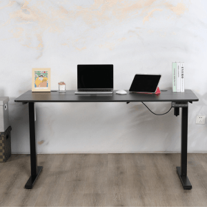 White Electric Height Adjustable Standing Desk 1.4m