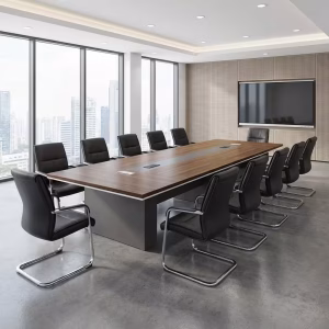 Modern Boardroom Conference Table – 3m 12-Seater Executive Meeting Table