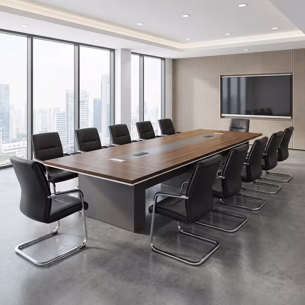 Modern Boardroom Conference Table – 3m 12-Seater Executive Meeting Table