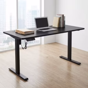 Electric Height Adjustable Standing Desk – Black