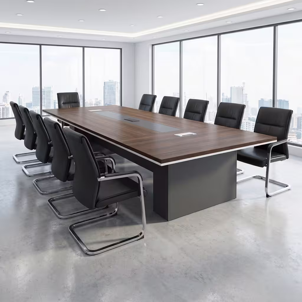 Modern Boardroom Conference Table – 3m 12-Seater Executive Meeting Table - Image 2